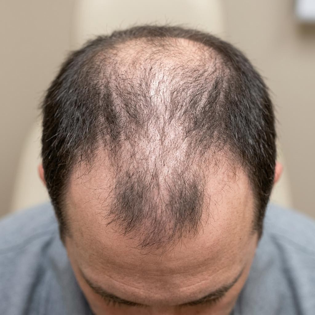Hair Restoration — before